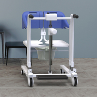 Siège de toilette électrique pliable et léger ZW365D pour personnes handicapées, matériel de rééducation