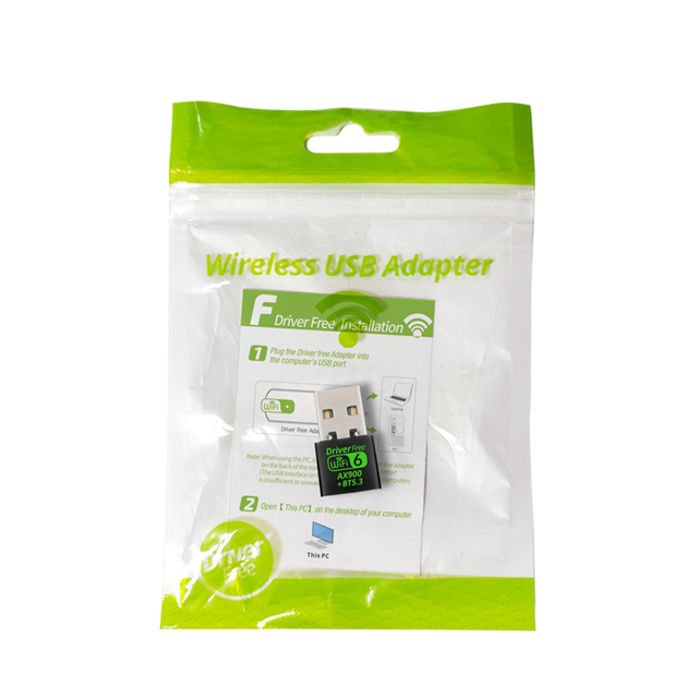 Ax900 Wifi 6 5.3 External Usb Adapter Driver Free Mini 2-In-1 Dual Band 2.4G/5G Soft Ap Usb Adapter For Windows Mac Linux