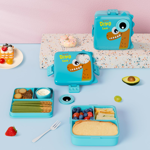 Boîte à lunch bento rectangulaire personnalisée sans BPA, compatible micro-ondes et lave-vaisselle, design classique pour enfants et étudiants - Product Image 5
