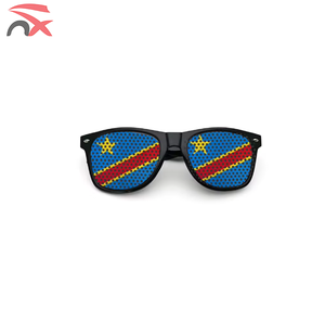 Drapeau du Congo personnalisé <span class=keywords><strong>bleu</strong></span>, <span class=keywords><strong>rouge</strong></span>, jaune – Article promotionnel pas cher pour le match de football 2026 - Product Image 5