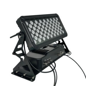 60 pezzi 10W RGB LED faretto esterno impermeabile IP65 Wall Washer luce Rgbw luce di colore della città luce di inondazione - Product Image 1