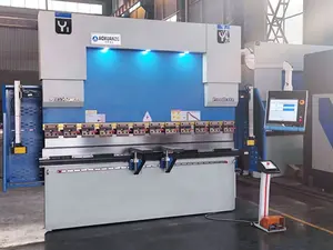 Delem Press Brake CNC Hydraulic Press Brake 8+1 Axis Delem DA66T Controller 80T2500MM CNC Press Brake With Corwing System