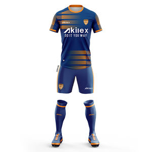 เสื้อฟุตบอลแบบซับลิเมชั่นสั่งทำพิเศษ OEM ชุดทีมฟุตบอลแบบกำหนดเอง - Product Image 6