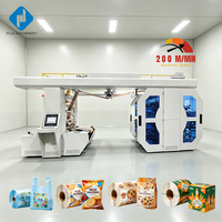 Máquina de Impresión Flexográfica Automática de 6 Colores Chamber Doctor Blade para Impresión de Gran Ancho y Bajo Consumo