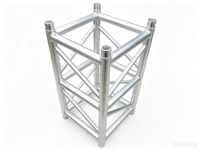 Estructura de aluminio cuadrada tipo spigot 6061 T6 de alta resistencia para escenarios, soporte para altavoces line array, estructura de techo para conciertos y eventos.