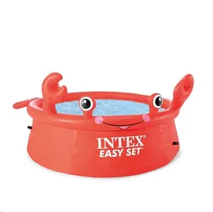 INTEX 26100 6FT * 20IN Happy Crab Easy Set piscina piscine portatili gonfiabili piscina a terra all'aperto