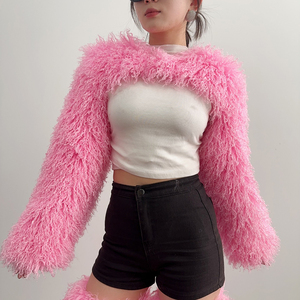 Nueva Colección de Chales de Piel Sintética 2026, Estilo Corto de Invierno, Chaleco de Piel Sintética para Mujer - Product Image 2
