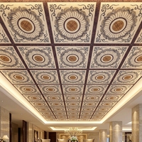 Panneau de plafond en matériau PET INSSFOIL, feuille brillante estampée à chaud pour la décoration, à coller