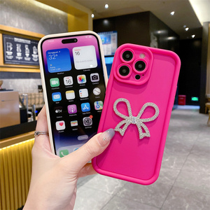เคสโทรศัพท์กันกระแทกแบบใหม่ หรูหรา ประดับกลิตเตอร์ ลายโบว์เพชร สำหรับ Vivo Y78 Y02 Y17S Y36 Y16 Y51 Y39 V25 V50 - Product Image 5