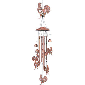 Gallo campanelli eolici giraffa all'aperto regali per donne/uomini/mamma/moglie/nonna regali di compleanno regalo commemorativo in metallo WindChime - Product Image 3