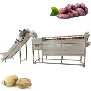 vegetable salad line fruit and vegetable processing line Spray Dragon Fruit and Vegetable Washing Equipment