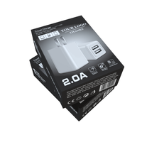Emballage en blister en carton personnalisable pour chargeur suspendu, câble de données, casque, accessoires de téléphone, boîtes en papier
