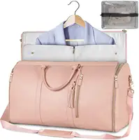 卸売キャリーオンガーメントバッグ女性用大型PUレザーバッグスーツケーススーツトラベルバッグ