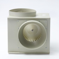 Ventilateur centrifuge de laboratoire minier en PP, hotte d'extraction de fumées, souffleur 300W 220V, sortie 250mm, ventilateur de ventilation anti-corrosion pour gaz chimiques