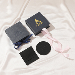 Ribbon Flip Top Jewelry <b>Box</b> Custom Luxury Packaging <b>Box</b> for Rings Necklace <b>Earrings</b> <b>Gift</b> Presentation and <b>gift</b> store - Product Image 4