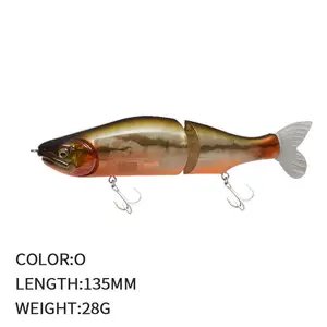 High QualityJointed Fishing Lure Floating Hard bait with Jerk Fishing Lure For Big Bait Bass Pike Minnow Lure