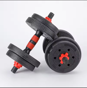 Mancuernas ajustables de PVC y cemento para entrenamiento de gimnasia, equipo portátil de levantamiento de <span class=keywords><strong>pesas</strong></span> para hombres y <span class=keywords><strong>mujeres</strong></span> - Product Image 5
