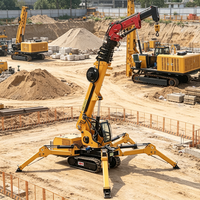 Mini-grue araignée robuste 8T à chenilles pour applications de levage de charges lourdes – Prix usine