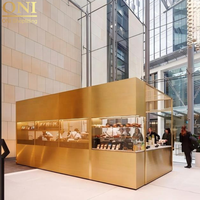 ONI Mobilier moderne pour les salons de thé et de café Aménagement d'intérieur avec kiosque de présentation de cosmétiques et d'aliments