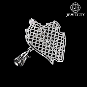 Meilleur Prix Jewelux Premium Iced Hip Hop Plaqué Or Rose Argent 925 Breloques Bijoux Statement Certifiés IGI Vente en Gros - Product Image 3