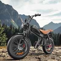 Entrepôt EU/USA nouvelle batterie au lithium 1000W 48V adulte électrique montagne Sport e-bike gros pneu 20Ah batterie 7 vitesses freins à disque