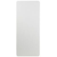 Table pliante rectangulaire en plastique blanche pour l'extérieur, 6 pieds