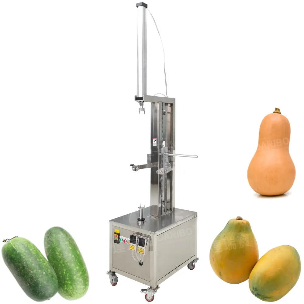 Commerciële Pompoenschiller Machine Ananas Peeling Machine Voor Papaja Verwerking