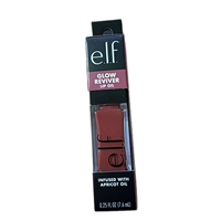 Huile à lèvres liquide brillante ELF Glow Reviver, haute pigmentation, à base de plantes, longue tenue, hydratante, best-seller, texture lisse