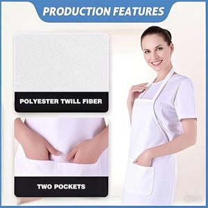 Delantal Impermeable Unisex de PVC Resistente, Delantal Protector de Plástico Duradero para Cocina, Lavavajillas y Uso en Halloween - Product Image 4