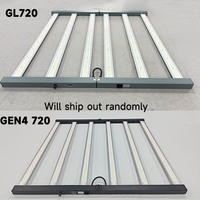Barres lumineuses pour plantes Clone Light Bars 4' Blanc froid 660nm 450nm Bleu LED Grow Light