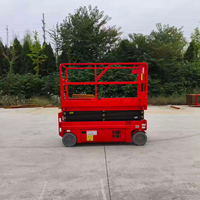 Plateforme élévatrice à ciseaux compacte de 4,9 m, élévateur électrique à ciseaux complet, automoteur, pour entrepôt, en acier allié, 100 kg