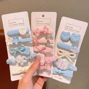 ปิ่นปักผมรูปดาวหมีทำด้วยมือสำหรับเด็กดีไซน์ใหม่กิ๊บหนีบผมรูปโบว์ดอกไม้เครื่องประดับตกแต่งผมรูปการ์ตูนสำหรับเด็กทารก - Product Image 2