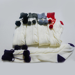 <span class=keywords><strong>Chaussettes</strong></span> tricotées en forme de huit, <span class=keywords><strong>gros</strong></span>, chauffe-jambes, couleur unie, <span class=keywords><strong>chaussettes</strong></span> pour <span class=keywords><strong>mollets</strong></span> - Product Image 2