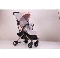 Poussette bébé SHUANGXING SX-S600, nouvelle poussette pliable avec cadre en alliage d'aluminium, barre de traction, pliage à une touche, poussette élégante pour tout-petits de 0 à 3 ans