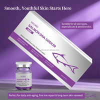 Sérum Ampoule PDRN ADN de Saumon au Sodium Anti-Rides Effet Instantané Atténuation des Rides et Raffermissement Éclaircissant la Peau Minimisation des Pores 3ml