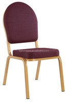 Chaise de banquet en aluminium empilable forte et bon marché Hotsale QL-D064