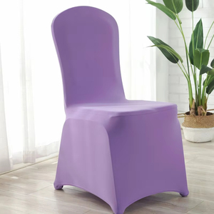 Housse de chaise extensible en Spandex/Polyester pour mariage et banquet, housse de chaise de salle à manger ajustée et élastique, lavable, réutilisable, vente en gros - Product Image 3
