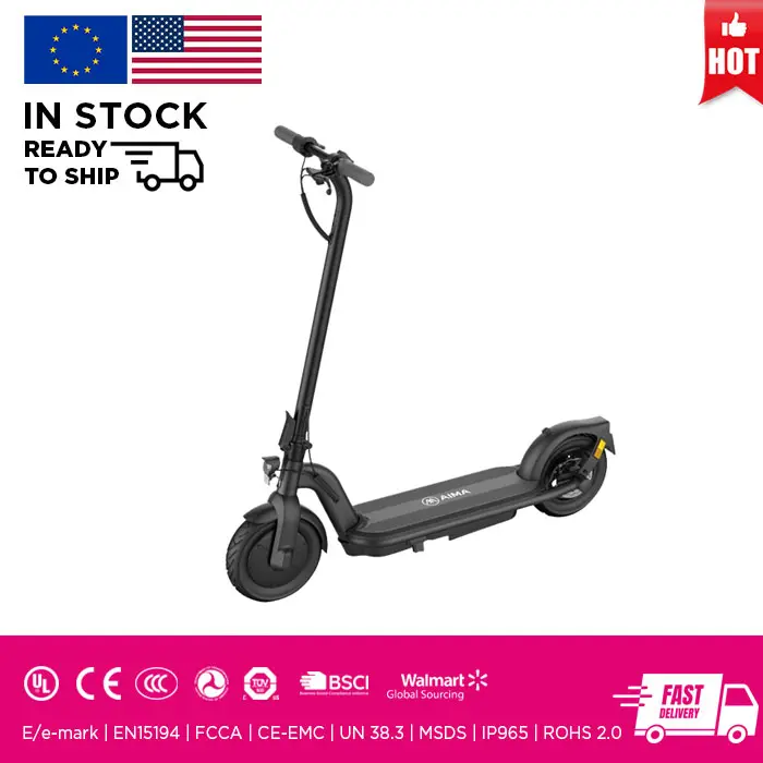 Fast Delivery EU USA Warehouse AIMA Electric Kick Scooter S106 36V 250W Escooter Powerful Adult Electric Scooters