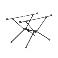 Mini table de camping pliable en tissu Oxford avec cadre compact et ultra léger en aluminium pour l'extérieur