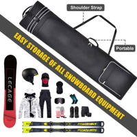 Sac de snowboard en polyester personnalisé avec roue Sport Totebag Skateboard Accessoires Casque Rangement Organisateur Tote Ski Boot Travel Bag