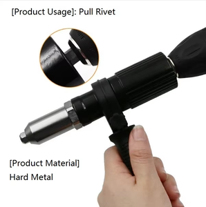 Taladro eléctrico de tracción de núcleo neumático de remachadora, pistola de tracción de remaches, cabezal de conversión de clavos - Product Image 3