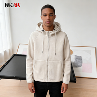 Hoodie Fleece Tebal Bordir Custom Polos Resleting Oversize Unisex Hoodie Tebal Nyaman Stylish Pria Hoodie Premium