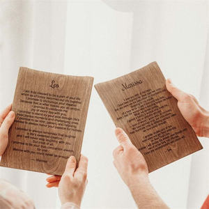 ชุดเจ้าสาวและเจ้าบ่าวแบบกลางแจ้งแผ่นไม้สำหรับงานแต่งงาน - Product Image 2