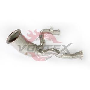 Tubo de Escape de Alto Rendimiento Vortex de Acero Inoxidable con Acabado Espejo para Audi C8 A6 A7 55 TFSI 3.0T V6 2019-2026 Racing - Product Image 4