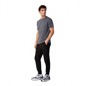 Men's Casual Mid Waist Durable Lightweight Polyester Eco-friendly Solid Quick-drying Breathable Sports Sweatpants Stretchy Pants - Product Image 6