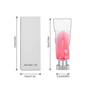 Custom Organic Vegan Long Lasting Moisturizing Hydrating Glossy <b>Lip</b> <b>Gloss</b> Factory <b>Clear</b> Shiny Glitter Private Label - Product Image 4