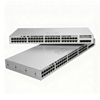 Switch Cisco Catalyst PoE+ Original C9200-48P-E de 48 Puertos, Capa 3, para Red LAN de Campus, Apilable