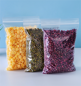 Sacchetto di imballaggio in plastica trasparente per la conservazione degli Snack per alimenti con chiusura a cerniera in LDPE - Product Image 4
