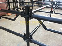 Scène portable d'extérieur, scène à étages, plateforme de scène en acier pour concert et événement