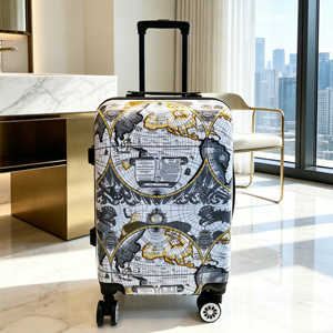 Ensemble de 3 valises de <span class=keywords><strong>voyage</strong></span> personnalisées pour PC, bagage à main 20 pouces, coque rigide, roulettes pivotantes, serrure sécurisée, <span class=keywords><strong>valise</strong></span> légère - Product Image 2